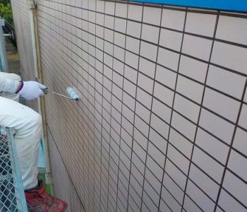 3階建て一般住宅の外壁タイルの防水工事を行った事例 | 大阪市旭区
