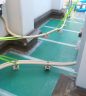 築35年8階建てビルの最上階から漏水！屋上や塔屋をウレタン塗膜防水通気緩衝工法による防水工事　大阪市住之江区