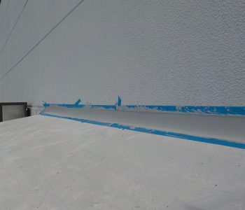 築35年8階建てビルの最上階から漏水！出窓やパラペットを補修　大阪市住之江区